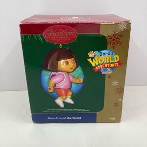 Dora the Explorer “Dora Around the World” Carlton Cards Christmas Ornament